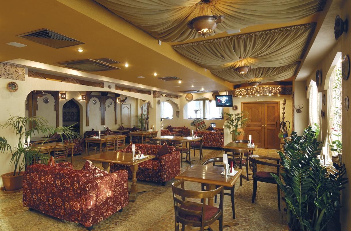 вид помещения для мероприятия Рестораны Шафран на 200 номеров Краснодара